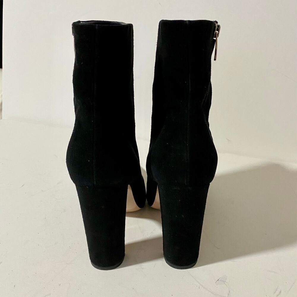 Gianvito Rossi Piper 85 Black Suede Heeled Ankle Boots Heels sz 39.5 Lyell - Picture 8 of 12